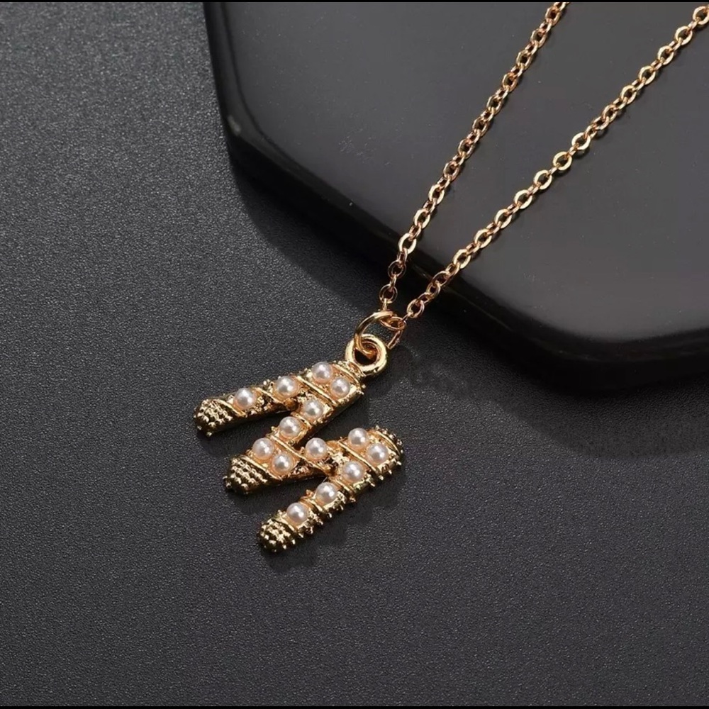 Letter M necklace